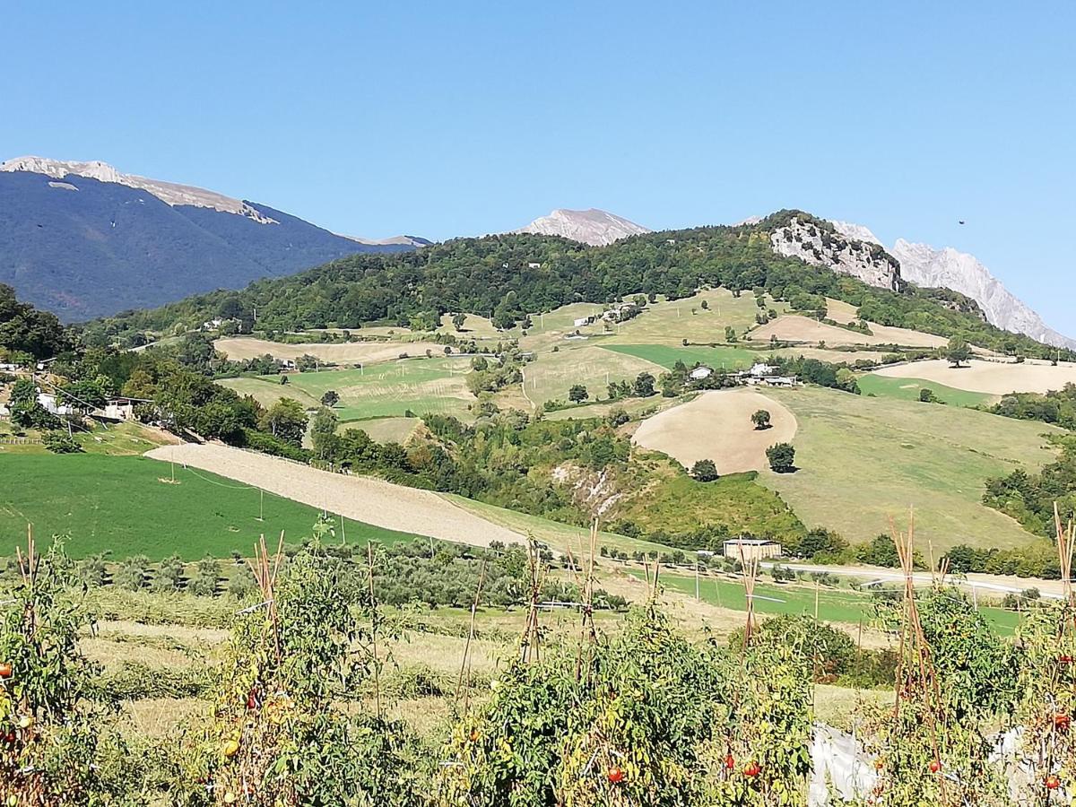 Casa A Montebello Di Bertona Con Vista Gran Sasso Villa Exterior photo